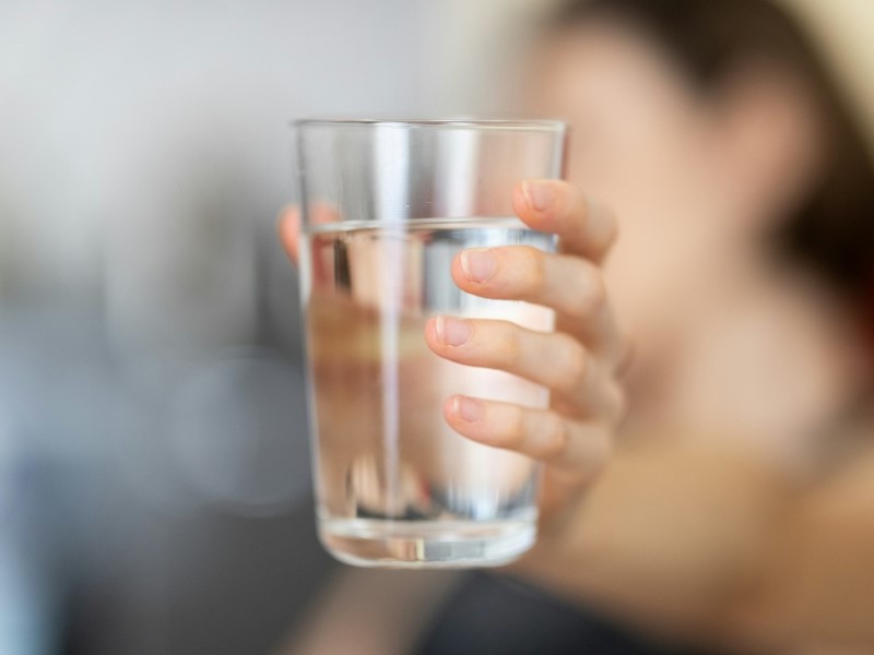 Glass of water
